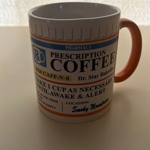 Prescription coffee coffee cup